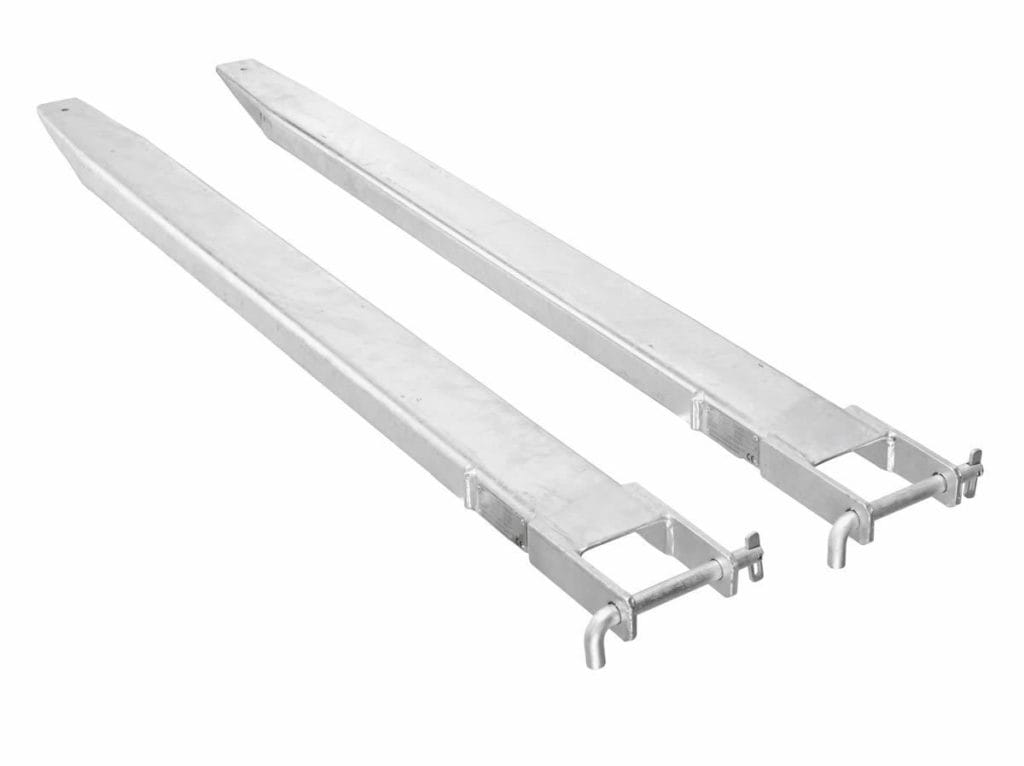 Gabelverlängerung Geschlossen 2400 Mm (2,40 M) Für Stapler – 1 Paar Mit Bolzenverriegelung – Stabiler Stahl